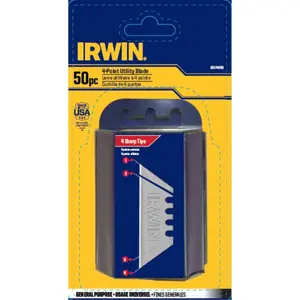 Irwin Tool 423190834 2014098 4 Point Carbon Blade - Pack of 50
