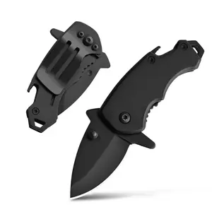 A small, delicate black shark pocket , EDC small , stainless steel rust-proof , kitchen small meat cutting . knife