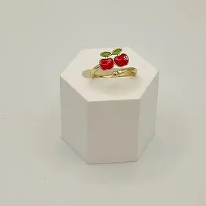 Yudijewerly Cherry Ring ( adjustable )