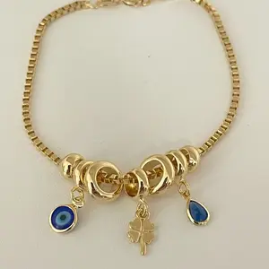 18k Gold Plated Bracelet 7.5 inches