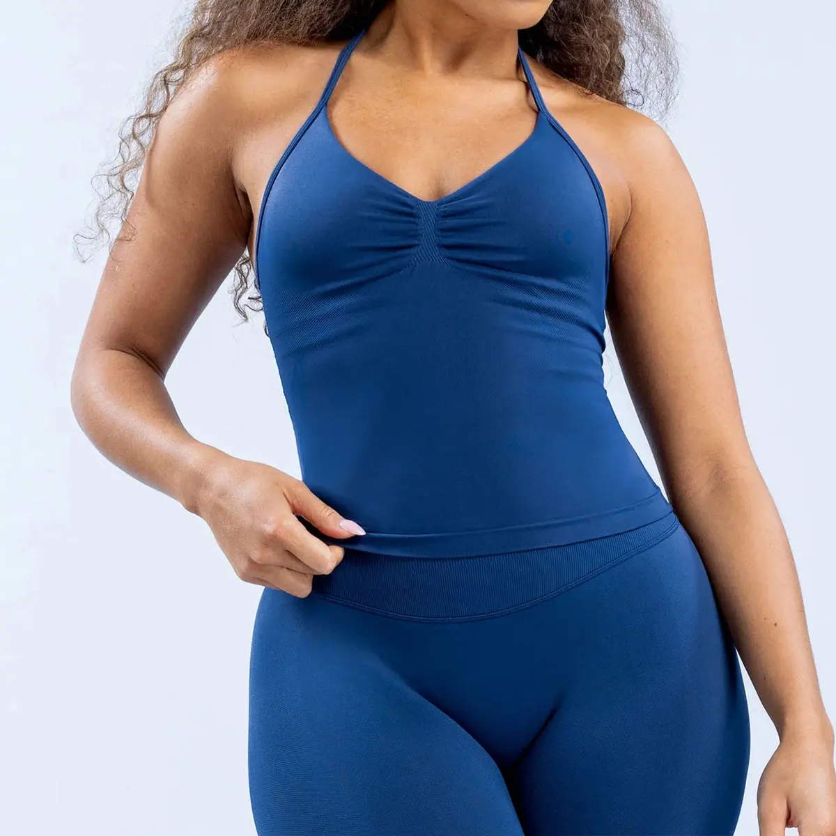 Cami + shorts ) Deep sea blue