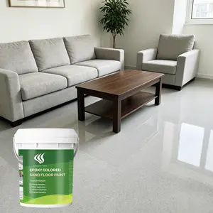 Epoxy Color Sand Self-Leveling Coating Non-Slip Wear-Resistant Odorless Eco-Friendly Suitable for Office Exhibition Hall Bedroom Living Room