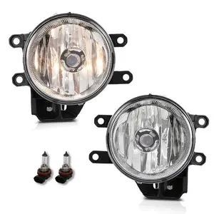 Front Bumper Fog Lights Driving Lamps Fit For 2019-2022 Toyota RAV4 Left+Right
