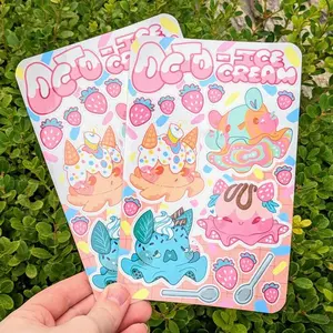 Octo Ice Cream Sticker Sheet Octo Ice Cream Sticker Sheet