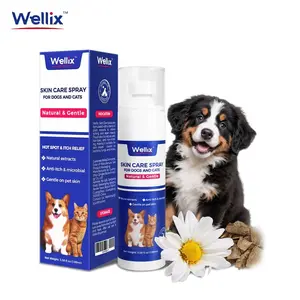 Wellix Hot Spot Spray for Dogs & Cats – Plant-Based Formula Itch & Skin Relief, 80ml