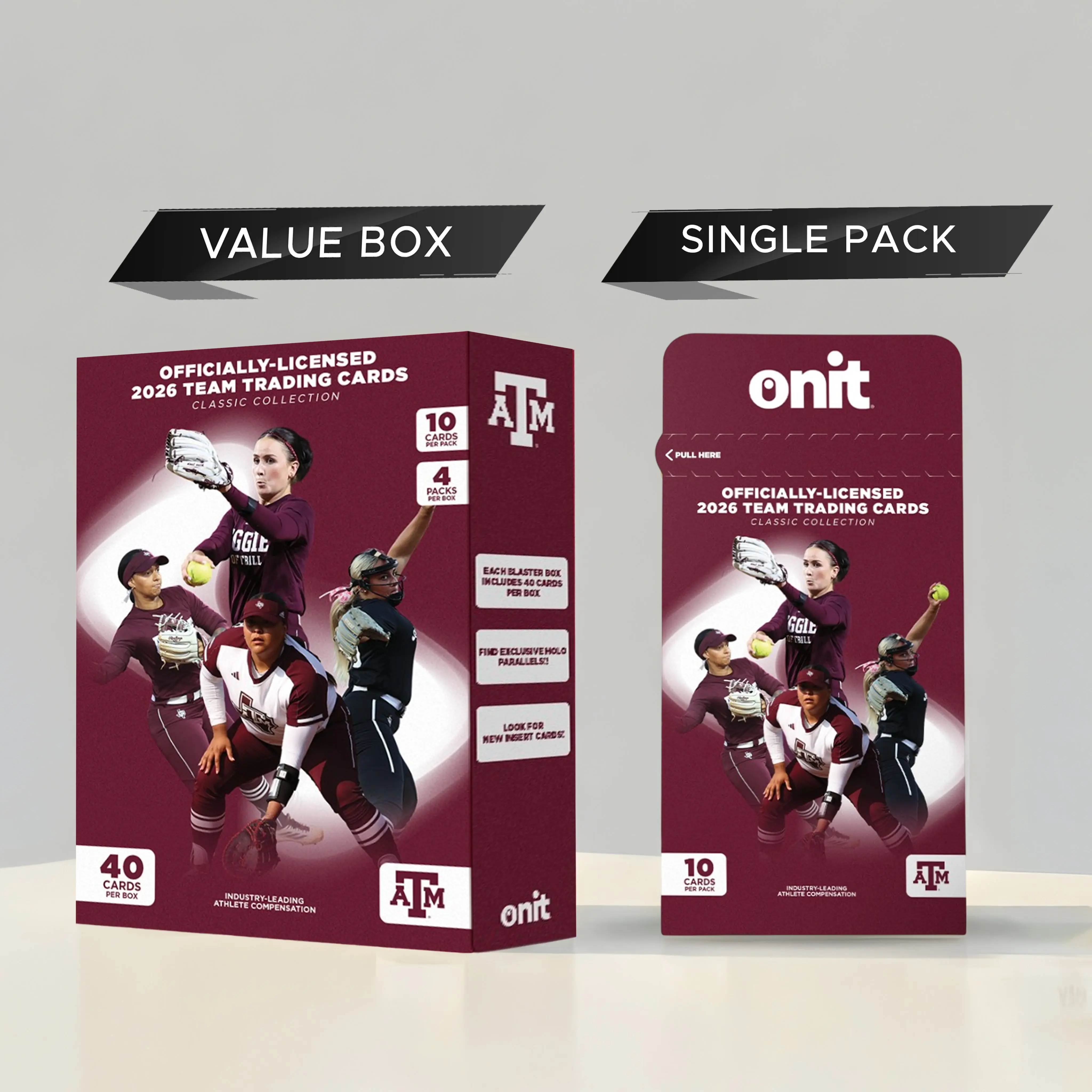 RIP N SHIP Texas A&M University Softball 2026 Trading Cards