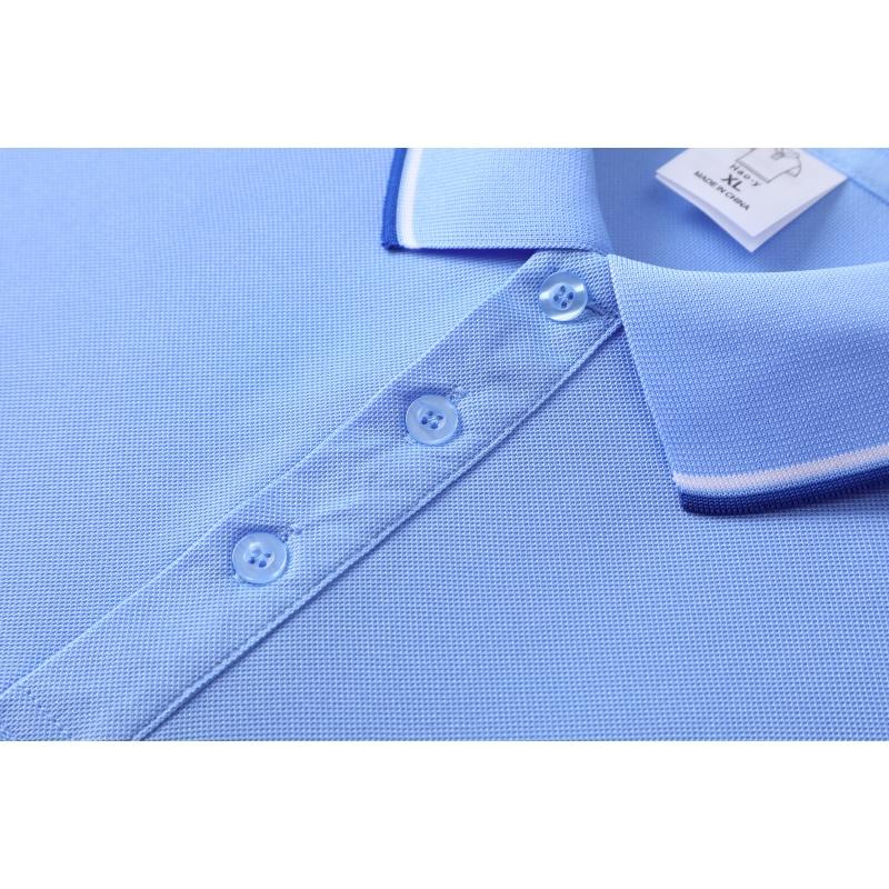 Men’s quick-dry moisture-wicking fabric, polo-collar shirt, stylish ribbed cuffs, breathable and cool—ideal for all seasons and a perfect choice for holiday gifts.