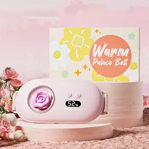 Gardenia Fragrance Menstrual Massage Heating Pad, 4 Heat Levels & Massage Modes Period Massager, Personal Care Appliances for Women