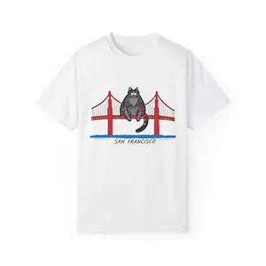 Ryan Gosling Cat TShirt, Golden Gate Bridge Cat, Hail Mary, Project, Ryland Grace Cat T-Shirt