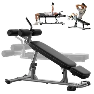 Semi-Commercial Decline Sit Up and Flat Weight Bench
