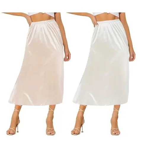 White, Nude 31" Length