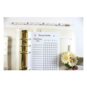 Personal Size Planner Cleaning Schedule Inserts, Personal Size Cleaning Planner Inserts, Fits with Kate Spade, Louis Vuitton, Carpe Diem, Color Crush, Filofax, Kikki K (Planner Sold Separately)