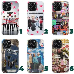 6 Styles 5SOS Everyone's a Star Phone Case, Tough Music Fan Protective Cover, For iPhone 11-17 Pro Max/Plus & Samsung Galaxy S23-S25