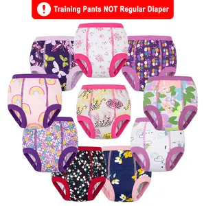 10-Pack Potty Training Pants for Boys and Girls – Soft and Comfortable Washable Training Pants for Kids