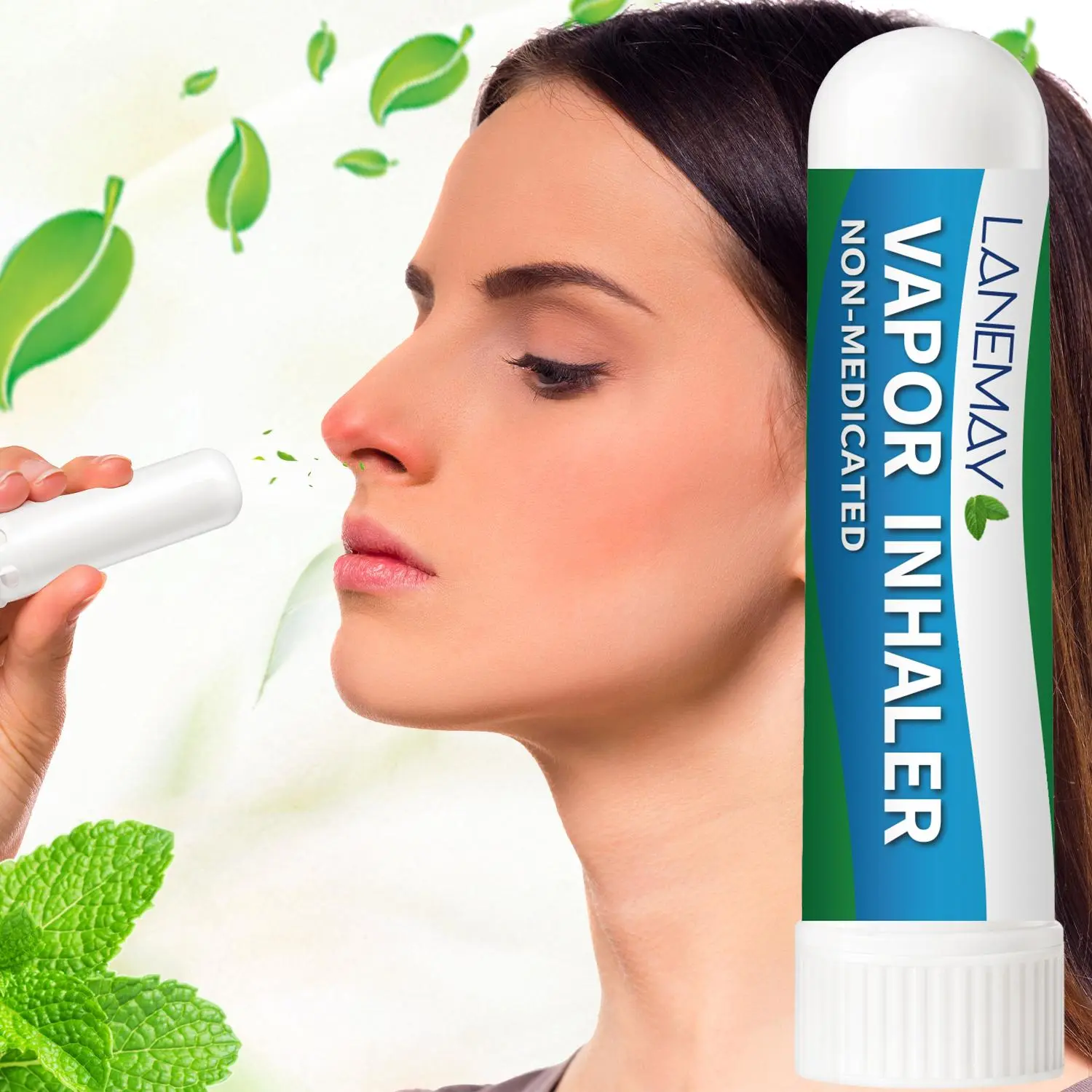 2 Portable Mint Flavor Nasal Inhalers for Clarity and Focus, Easy ...