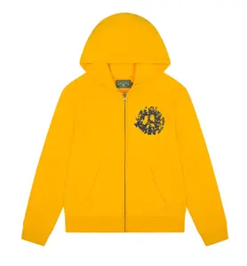 Denim Tears University Zip Hoodie SS25 Yellow - size S, M, L, XL, XXL