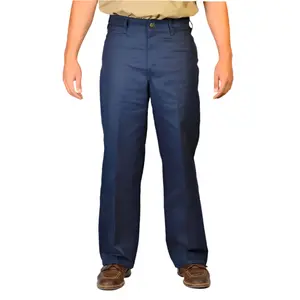 Ben Davis Men's Original Plain Poly-Cotton Workuniform Trouser - Navy, Mid-Rise, Body-Fitting, Ankle-Length, Durable, Pocketed, Machine-Washable, All-Season Casual Elevated Menswear Bottoms for Versatile Shirts, Body-Fitting Men's Pants, Casual Men's Pant