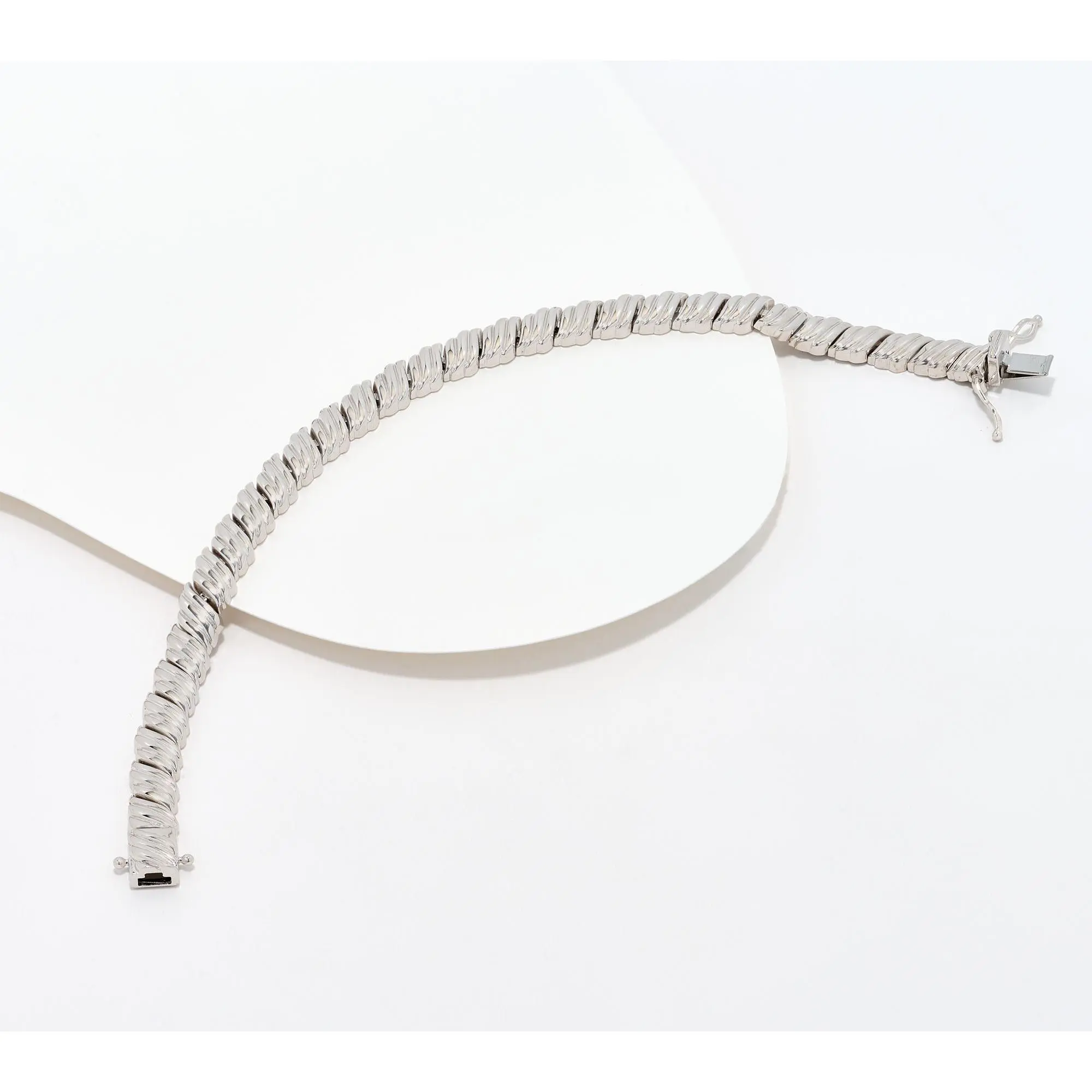 Christian James by Scott Grimes Sterling Silver Ripple Link Bracelet, 13.0g