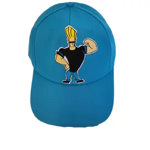 Blue Baseball Cap with Cartoon Character Design - Ideal for Unique Headwear Enthusiasts