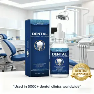 Dental Cavity Healing Tooth Armor with Nano Hydroxyapatite, Theobromine & Trace Minerals – Remineralization, Whitening, Enamel Restoration Oral Care Solution strip enamel-safe