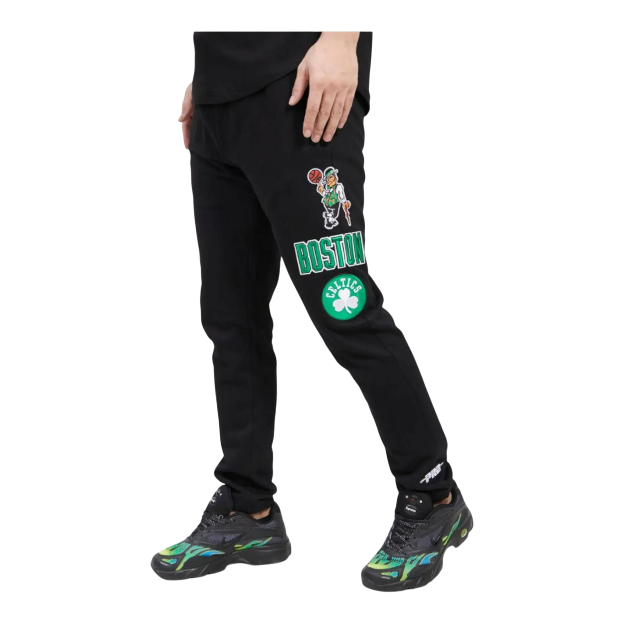 Pro Standard NBA Boston Celtics Retro Classic Sweatpants in Black | Men's
