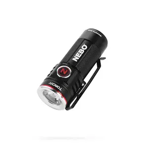 Nebo 3004862 Torchy RC 1000 Lumens Black LED Rechargeable Flashlight