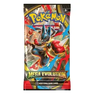 SINGLE PACK-Pokémon TCG: Mega Evolution Booster Pack pokemon shop Cards Trading Lot of pokèmon TCG Base Set Mega Evolution