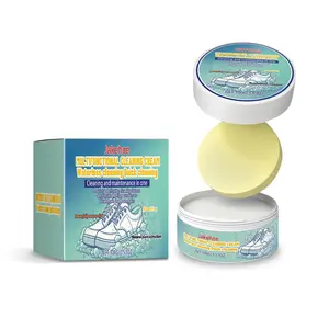 Jakehoe Multifunctional Cleaning Cream Water-Free Stain Remover for White Shoes 100g Easy to Use Household Item Sodium Hydroxide & EDTA Disodium