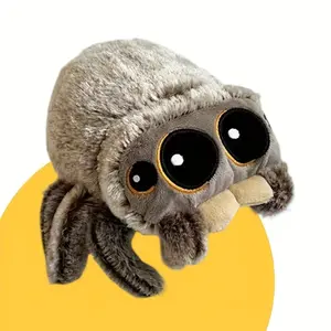 Cute Little Jumping Spider Spider Doll - A Creative Choice for Christmas Gifts and Holiday Presents. This Adorable and Fun Gift Is Favored by Recipients for Its Stylish Design, Excellent Reputation, and Universal Appeal