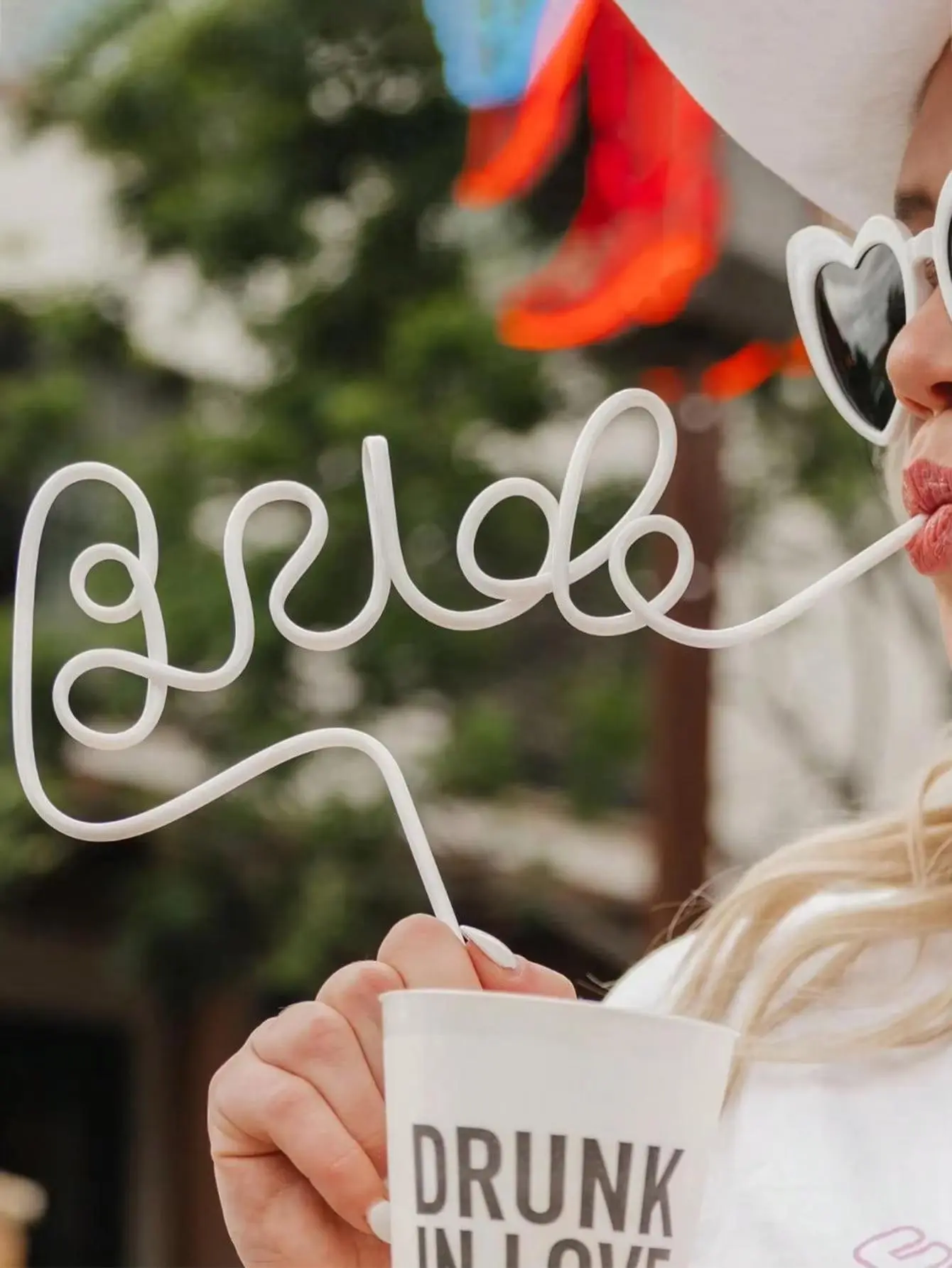 Bride & Bridesmaids Straws
