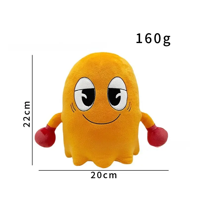 Classic Arcade Style Plush Figure - Soft Collectible Stuffed Toy Gift