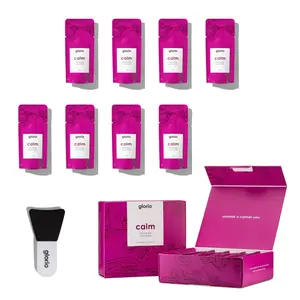 Glorio Calm Aloe Clay Masks (3.2 oz with Applicator), for Reducing Redness & Inflamed Skin, Face Mask Skin Care for Dry, Sensitive Skin Types, Facial Care for Men & Women, Skincare Products for Face