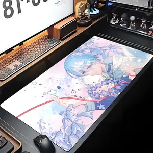 Frieren Beyond Journey's End Mouse Pad Gaming Locking Edge Big Computer Gamer Large Rubber Art Mousepad Laptop Desk Mat