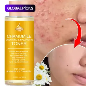 Chamomile Soothing Calming Gentle Facial Toner, formulated with chamomile, coneflower, and clay-based alcohol-free botanical extracts, redefines soothing and restorative care, creating soft, moisture-rich skin with radiant youthful glow #GLOBAL PICKS