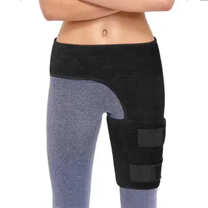 Hip and Thigh Compression Support for Men and Women, Elastic Waist and Leg Bands for Joint Stability, Ideal for Active Lifestyle