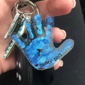 DIY Handprint Keychain Kit