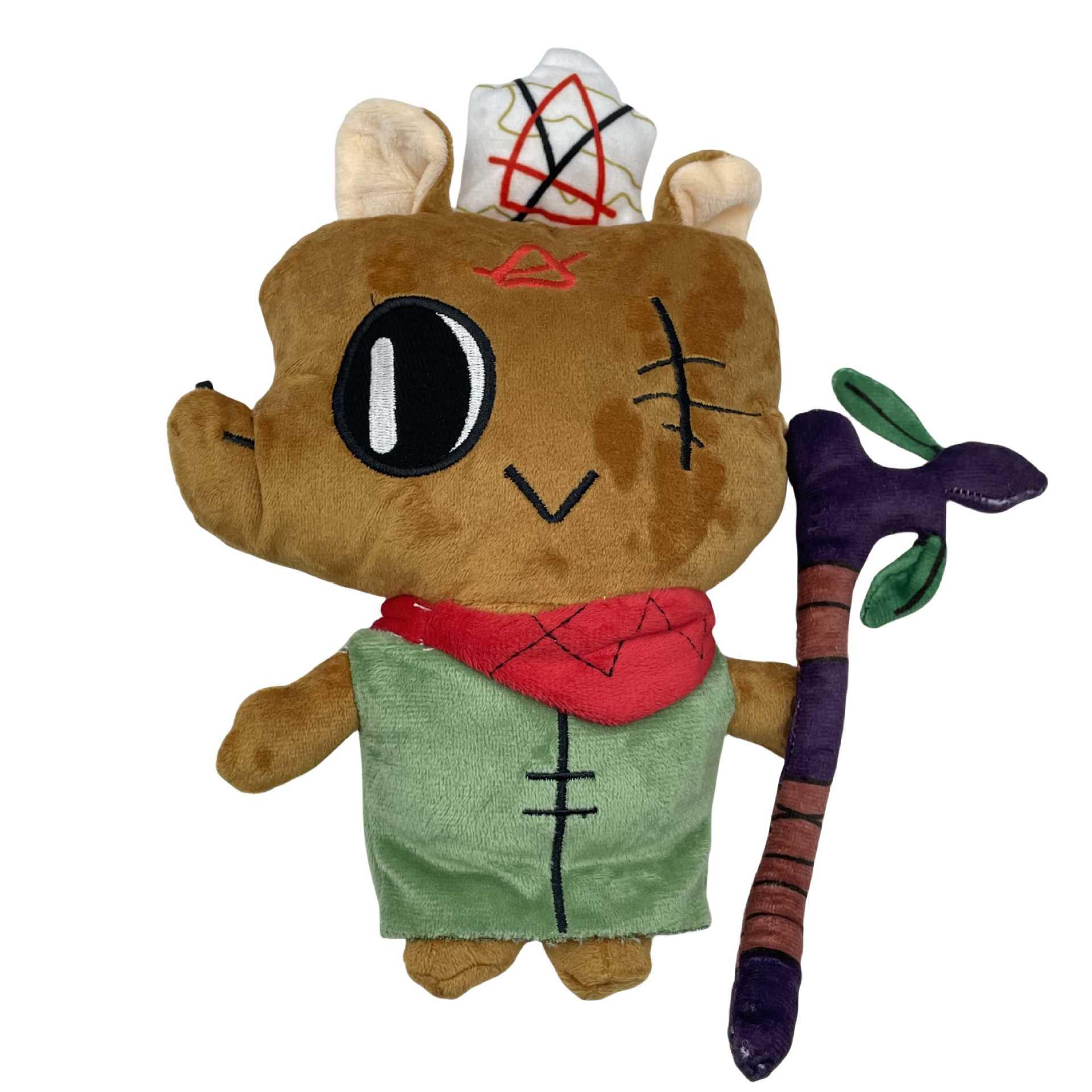 25 cm Cthulhu-style adventure dungeon game Little Lamb “Cult of the Lamb” plush toy dolls horror stuffed toy pillow gift