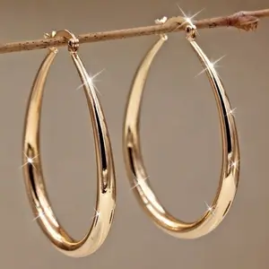 Simple Color Hoop Earrings - Elegant Jewelry Gift for Women beautiful design