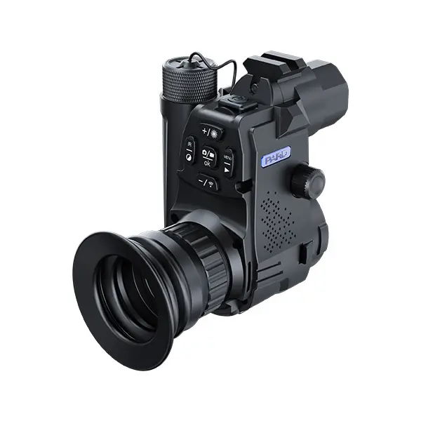 PARD NV007SP Night Vision Monocular, Day & Night Vision Monocular with Rangefinder, Clip-on Scope , Night Viewing Range up to 350m, HD Photos & Videos,Gift for Men High Definition Telescope