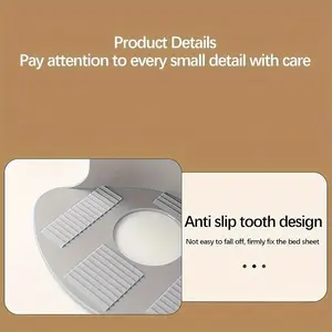 Say Goodbye to Wrinkle Sheets! 4 Pack Sheet Holders with Straps, Heavy Duty Non-Slip Mattress Clips, Universal Bedding Accessories for King, Queen, Full & Twin Beds