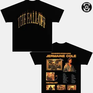 J. Cole The Fall-Off Album Graphic T-Shirt, Jermaine Cole Hip-Hop Tee, Rap Music Fan Shirt, Vintage Album Cover Style Tee, Urban Streetwear Fashion, Unisex Gift for Fans, Y2K Aesthetic Tee