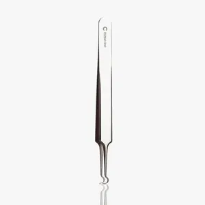 Basicare Blackhead Acne Extractor Hooktip - Dermatologist Tested Stainless Steel Tool - Blackhead Removal, Skincare
