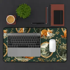 Forest Fox Desk Mat