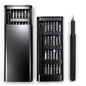 25-in-1 Magnetic Screwdriver Set, Mini Precision Repair Tools, Flathead & Phillips Screwdrivers, Multi-Purpose Tool Kit for Electronics, Glasses, Watches, Jewelry, Computer & Phone Repair