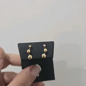 Aretes de Bolitas 14k