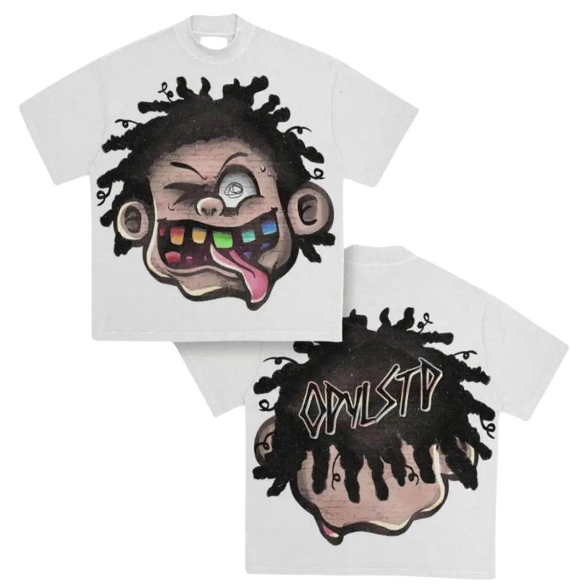 Men's Graphic Print Top in an Oversized Streetwear Fit, Soft 100% Cotton Fabric, Breathable Casual Menswear, Sizes S-5XL Including 2XL, Breathable Fabric, Bold Graphic, Soft Cotton, Oversize Cut, All Seasons