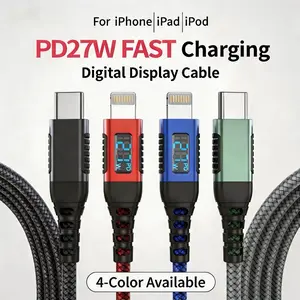 USB C to Lightning Cable Mfi Certified, Fast Charger 27w USB-C Power Delivery, Compatible with Smartphone, iPhone 14/13/12/11/XS/XR/x/8/iPad