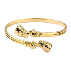 FREE BODY BUTTER Gold Nefertiti Bracelet Bangle Accessory Band Jewelry with Unique Design