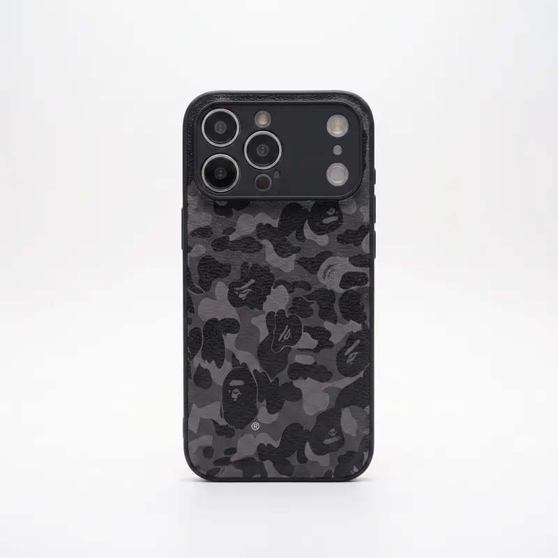 APE Protective Camo Streetwear Phone CaseSuitable for iPhone 17 Pro Max 16 15 14 13 12 11 ProMax and Samsung Galaxy S23FE/22/23Impact Resistant Hard Case with ImpactDispersion Technology & Flexible Rubber LinerGlossy Finish Protected durable gift tiktoksh