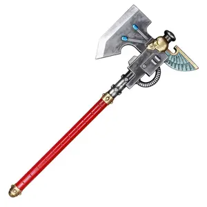 Munetoshi 27.5" Foam Power Axe War Hammer Space Video Game Style Halloween Costume Cosplay Display